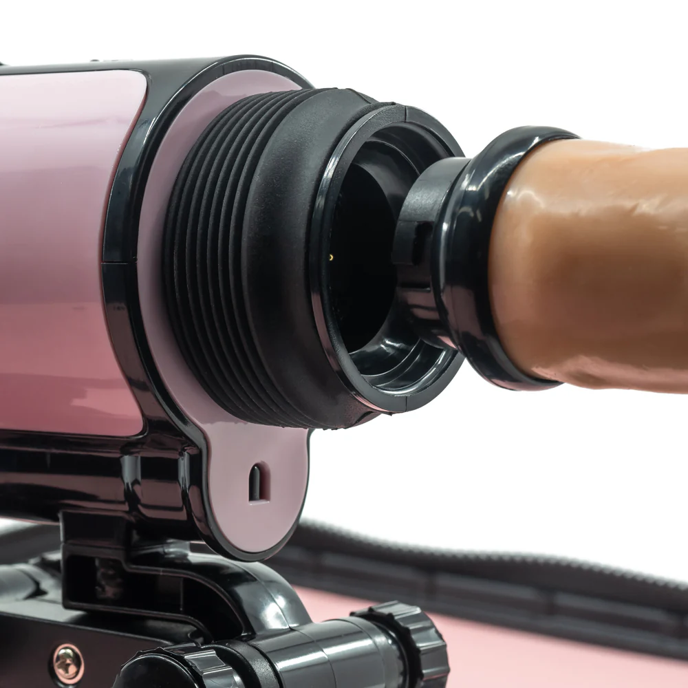 Portable Thrusting Handbag Sex Machine - Light Pink - Image 6
