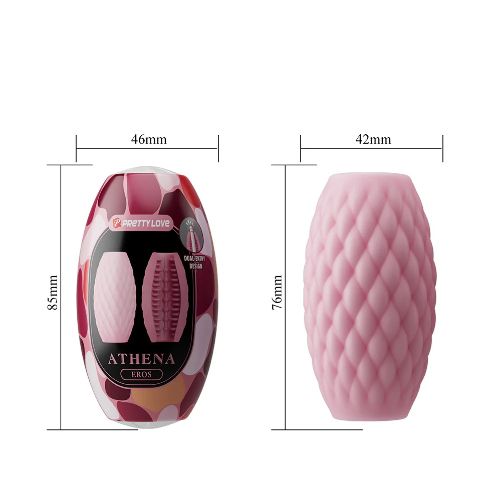 Pretty Love Athena Eros Double-Sided Egg Masturbator & Case - Image 11