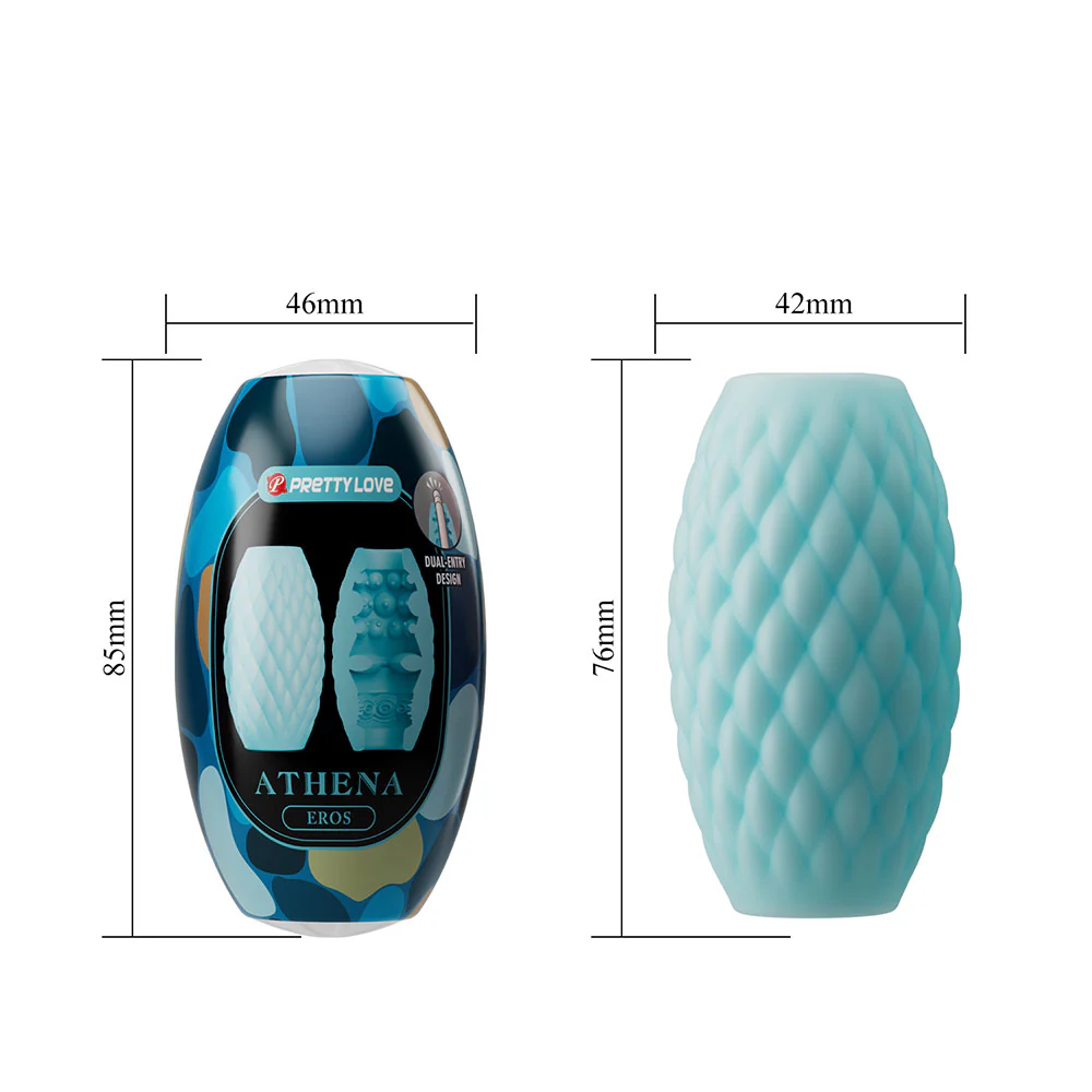 Pretty Love Athena Eros Double-Sided Egg Masturbator & Case - Image 17