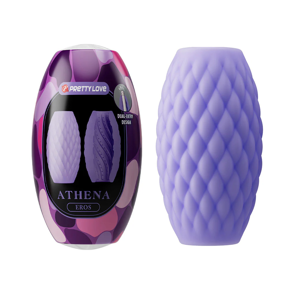 Pretty Love Athena Eros Double-Sided Egg Masturbator & Case - Image 3