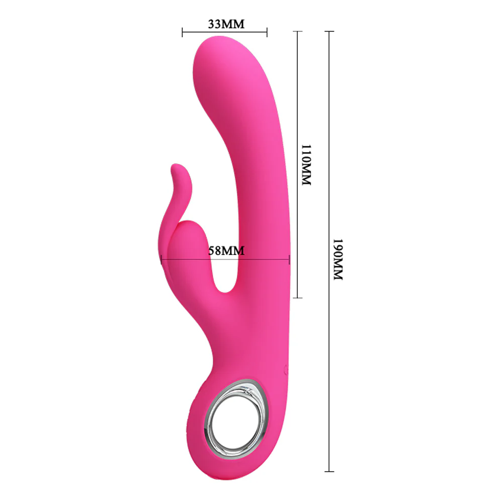 Pretty Love Carina Hollow Handle Rabbit Vibrator - Image 7