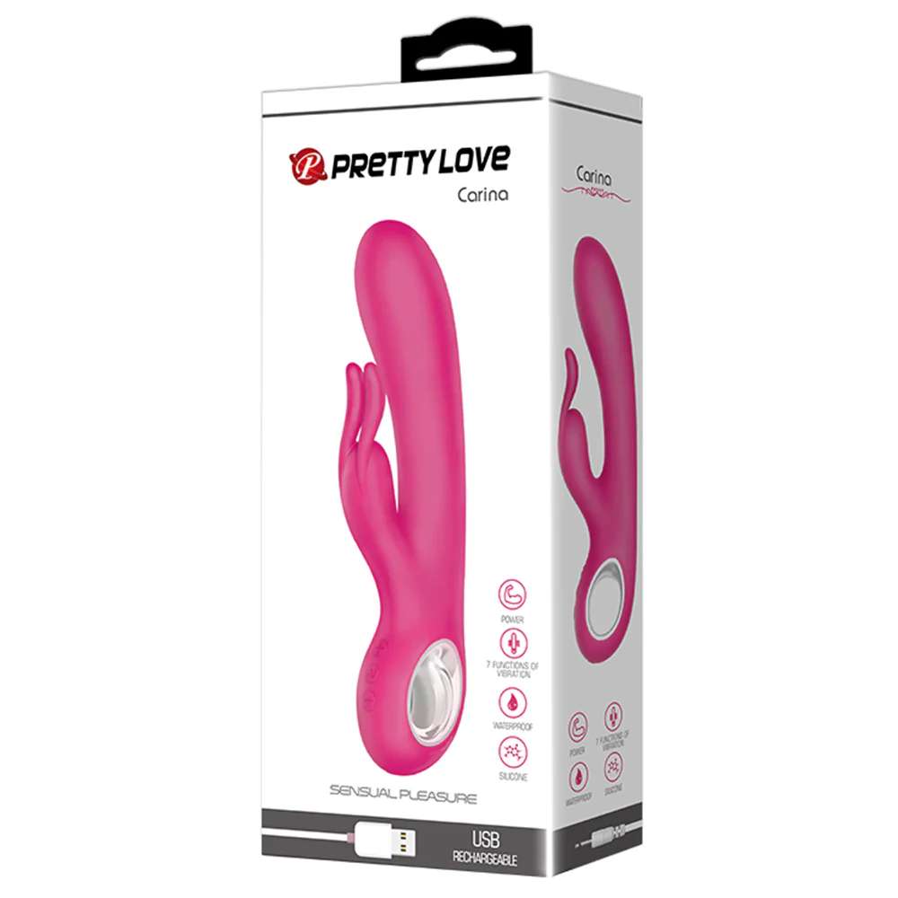 Pretty Love Carina Hollow Handle Rabbit Vibrator - Image 8