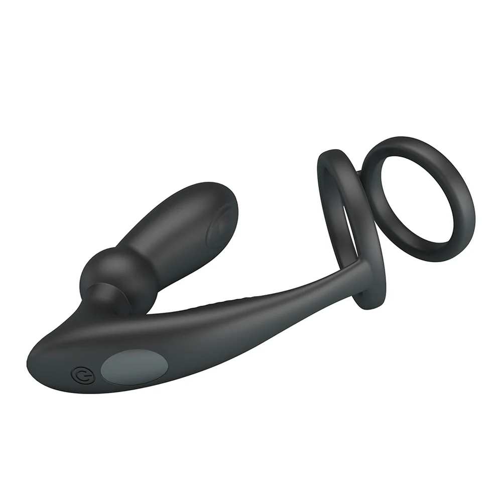 Pretty Love Emoni Thumping Prostate Plug With Cock & Ball Ring - Image 5