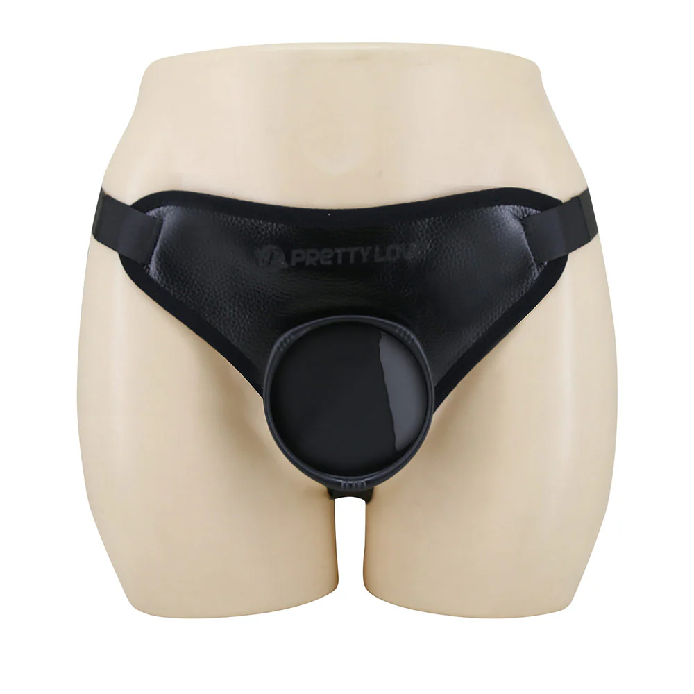 Pretty Love Fogg Suction Cup Strap-On Harness Briefs & 4.7" Dildo - Image 5