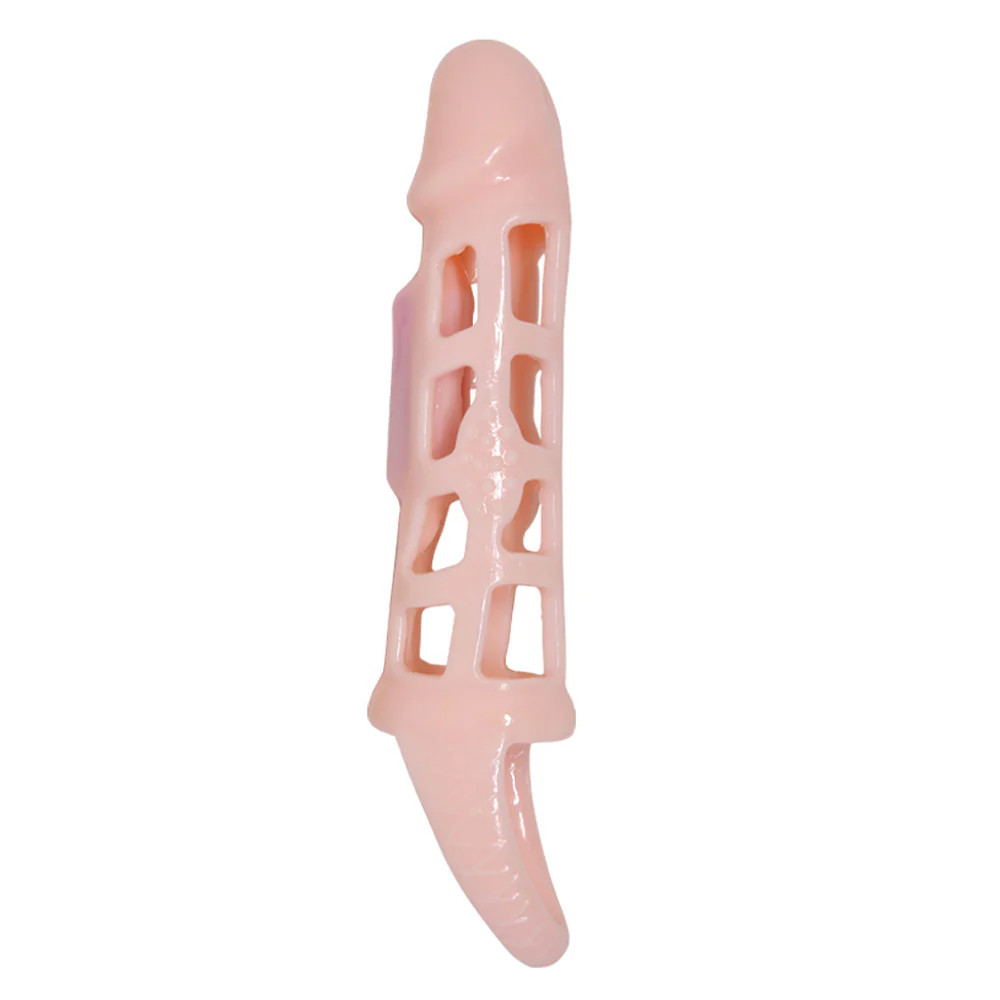 Pretty Love Harrison Vibrating Windowed Penis Extension Sleeve - Image 4