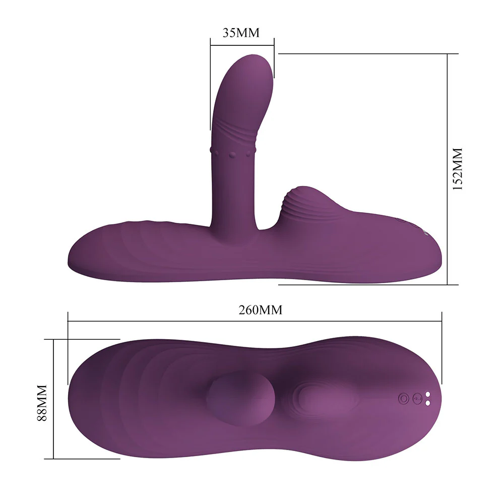 Pretty Love Luka Remote Control Vibrating Come-Hither G-Spot Grinder - Image 3
