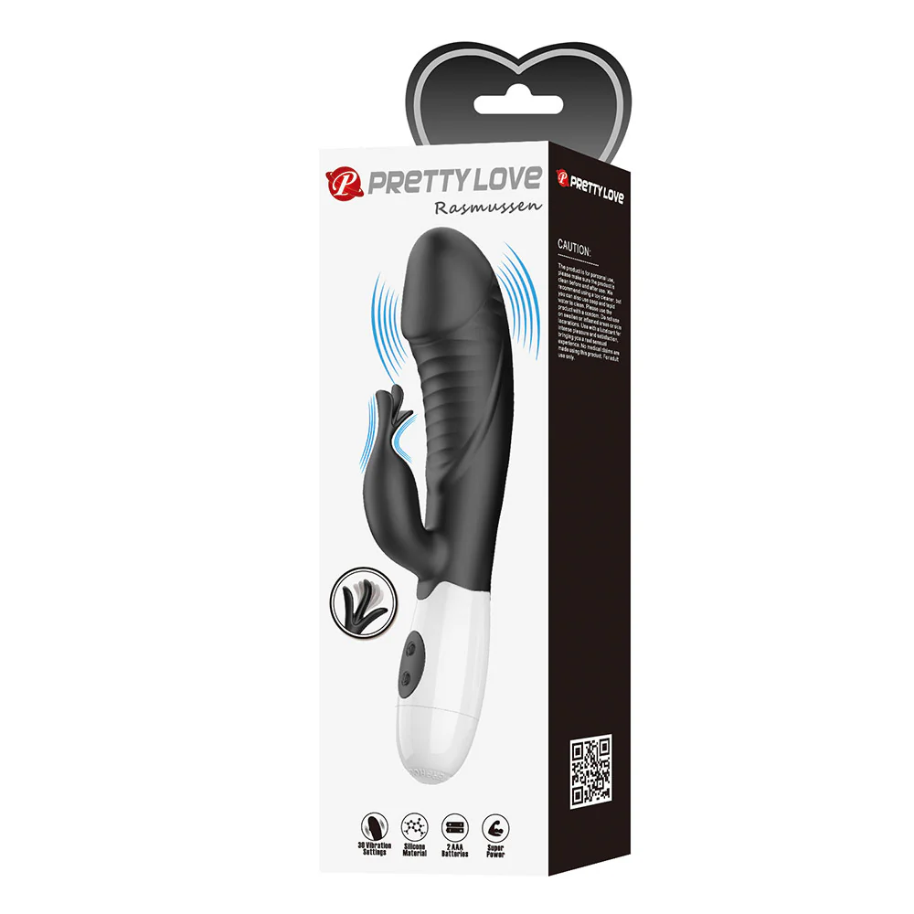 Pretty Love Rasmussen 30-Mode Flickering Ribbed Rabbit Vibrator - Image 12