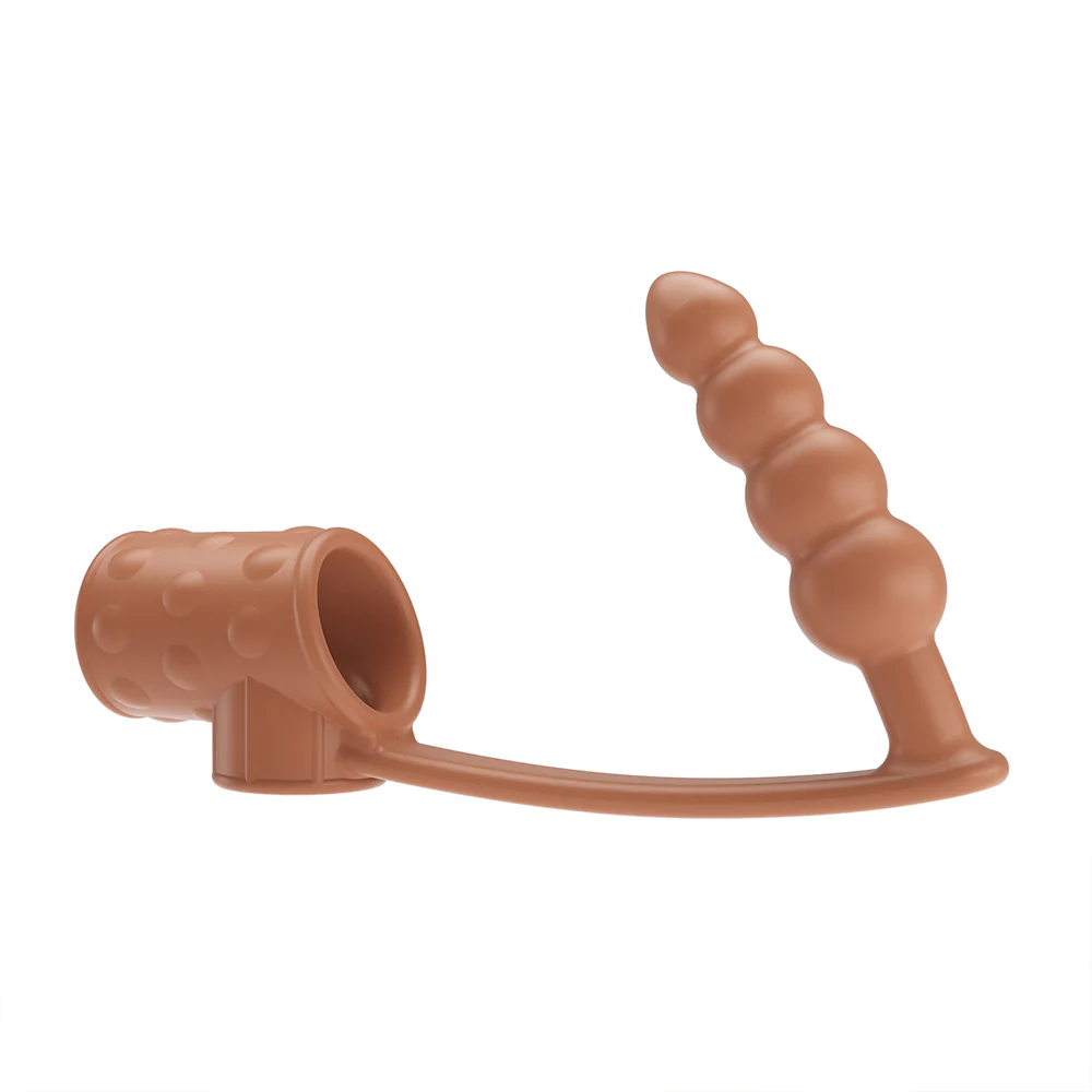 Pretty Love Rilley Penis Sleeve & Beaded Anal Plug - Image 3