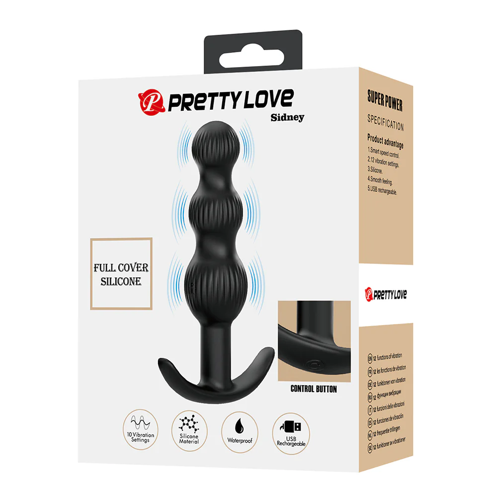 Pretty Love Sidney Vibrating Silicone Anal Beads - Image 7