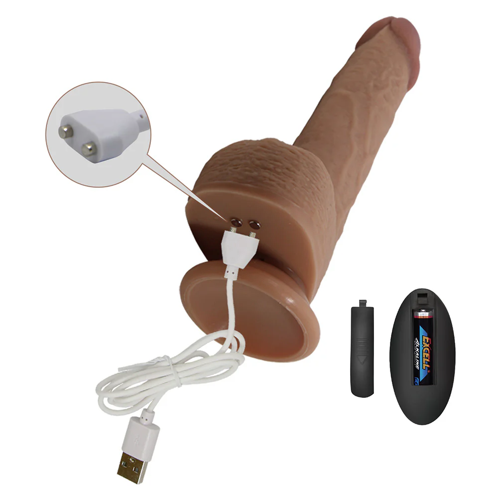 Pretty Love Tommy Realistic Remote Control Thrusting & Vibrating Dildo - Image 5