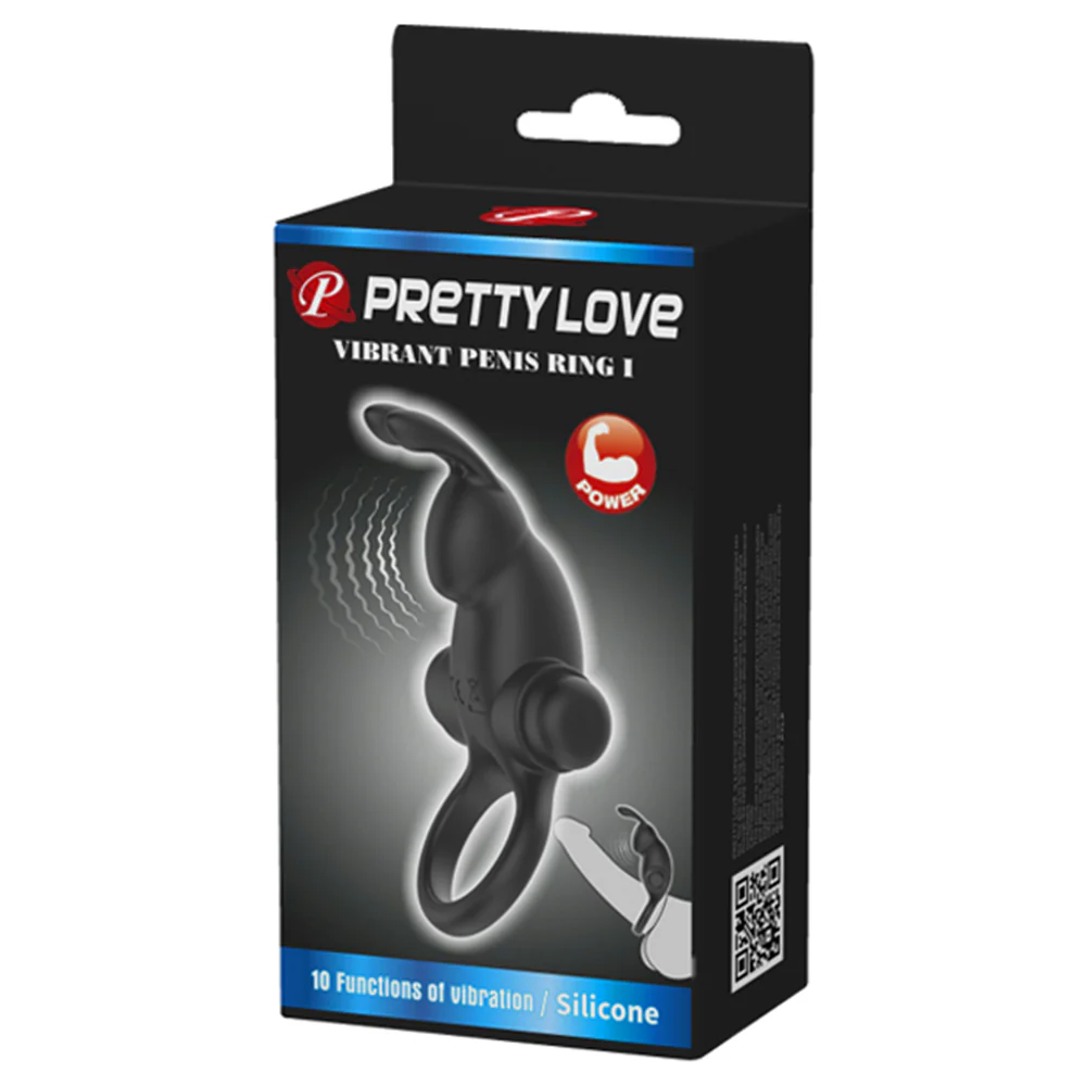 Pretty Love Vibrant Rabbit Cock Ring I - Image 13