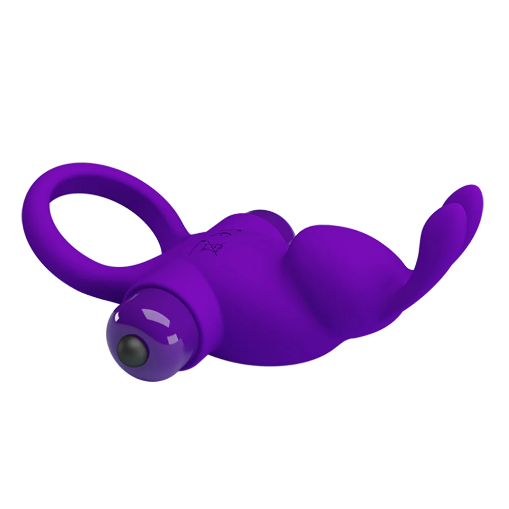 Pretty Love Vibrant Rabbit Cock Ring I - Image 5