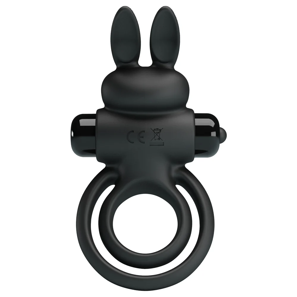 Pretty Love Vibrant Rabbit Cock & Ball Ring III - Image 10