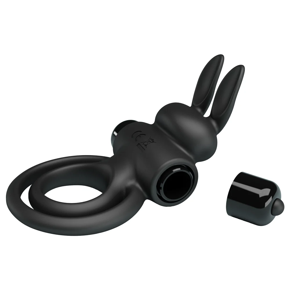 Pretty Love Vibrant Rabbit Cock & Ball Ring III - Image 12