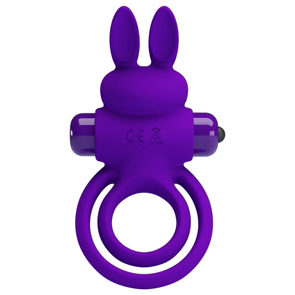 Pretty Love Vibrant Rabbit Cock & Ball Ring III - Image 2
