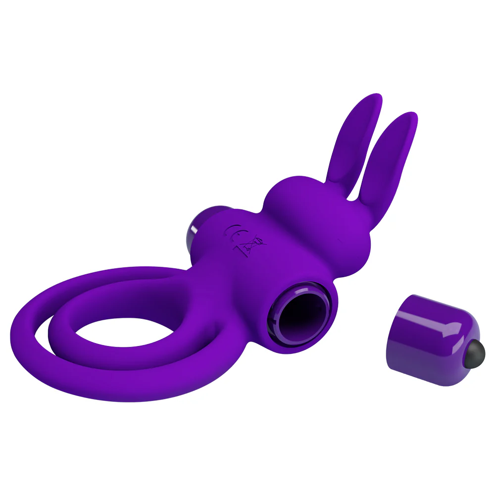 Pretty Love Vibrant Rabbit Cock & Ball Ring III - Image 6