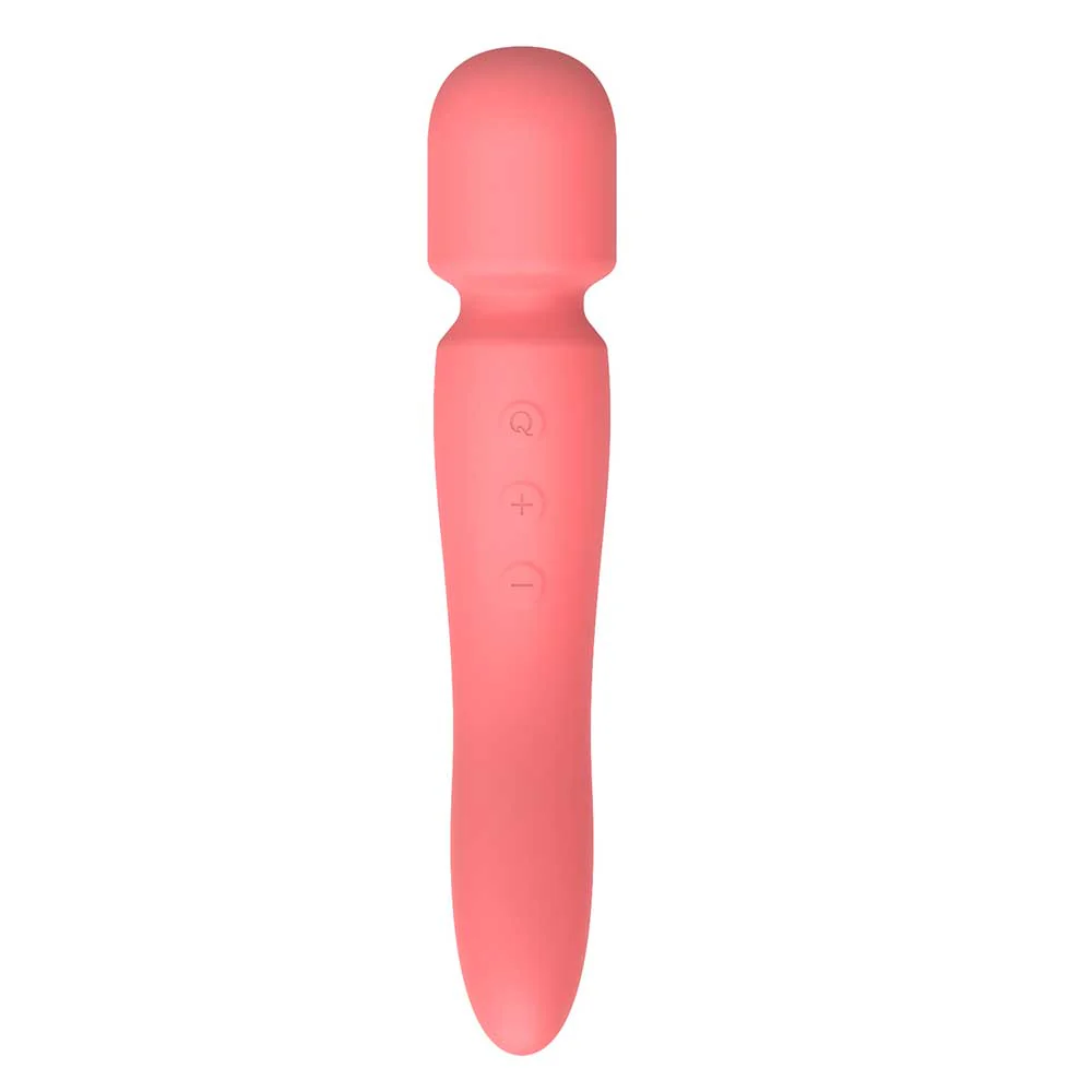 Quinn Groove Dual-Sided Liquid Silicone Vibrating Warming Massage Wand - Image 2