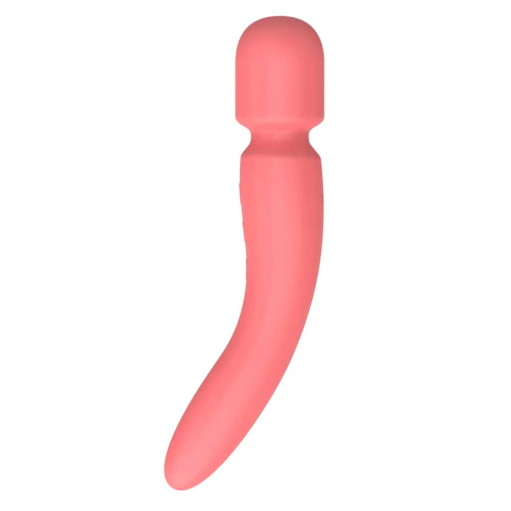 Quinn Groove Dual-Sided Liquid Silicone Vibrating Warming Massage Wand - Image 4