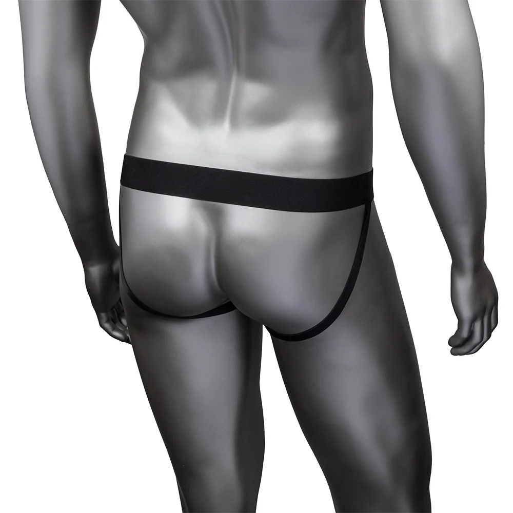 Radiance Sparkle Rhinestone Mesh Jock Strap - Image 4