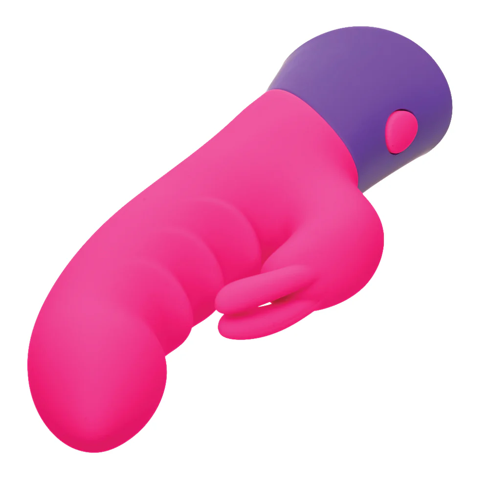Rave Bunny Ribbed Silicone Mini Rabbit Vibrator - Image 4