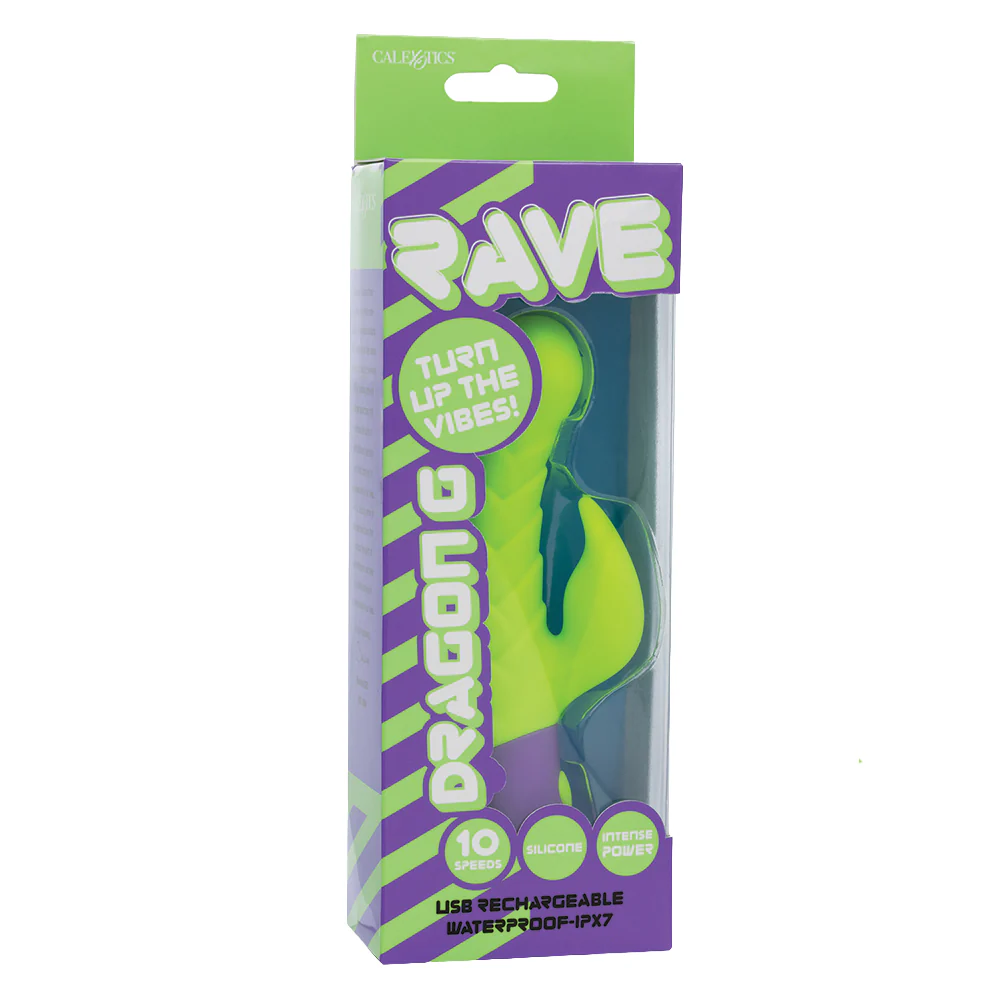 Rave Dragon G Scaly Silicone Mini Rabbit Vibrator - Image 6