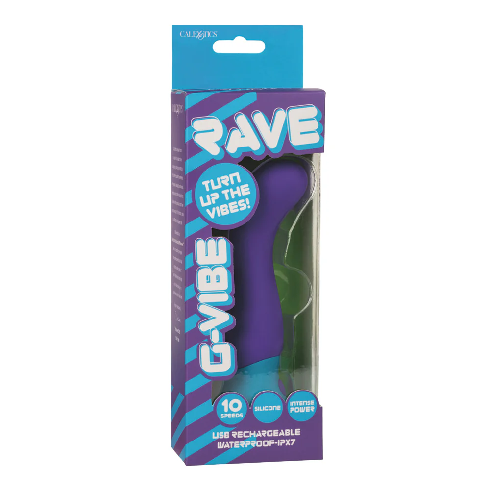 Rave G-Vibe Curved Silicone G-Spot Vibrator - Image 5
