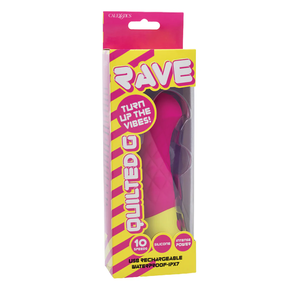 Rave Quilted Silicone G-Spot Vibrator - Image 6