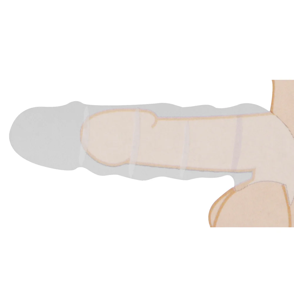 RealRock 6" Realistic Penis Extender Sleeve - Image 8
