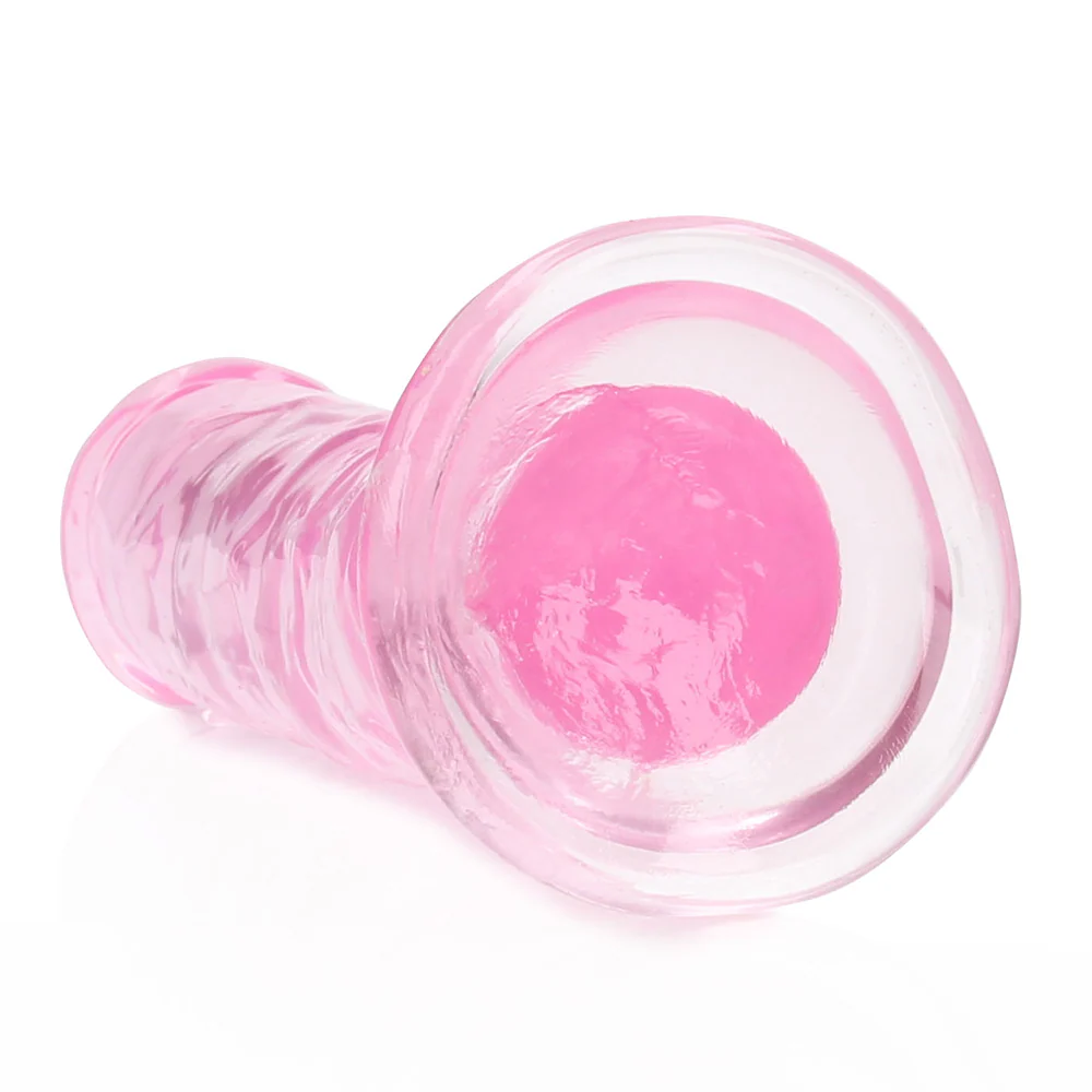 RealRock Crystal Clear 6" Jelly Dildo With Suction Cup - Image 5