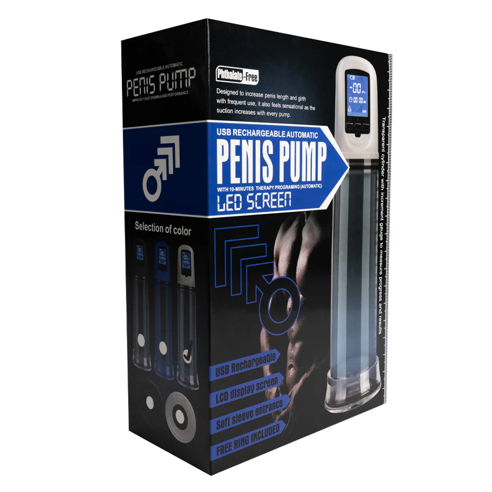 Rechargeable Automatic Penis Pump With LED Screen - Image 4