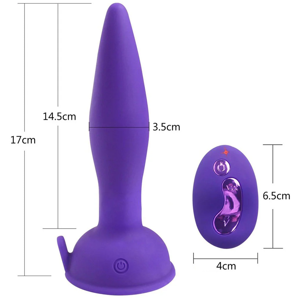 Remote Control Vibrating Anal Plug With Rotating Beads - Image 10