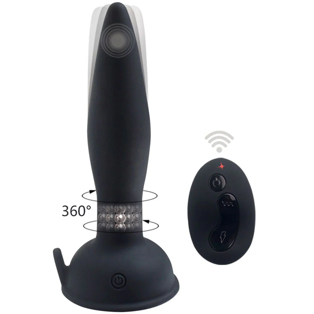 Remote Control Vibrating Anal Plug With Rotating Beads - Image 4