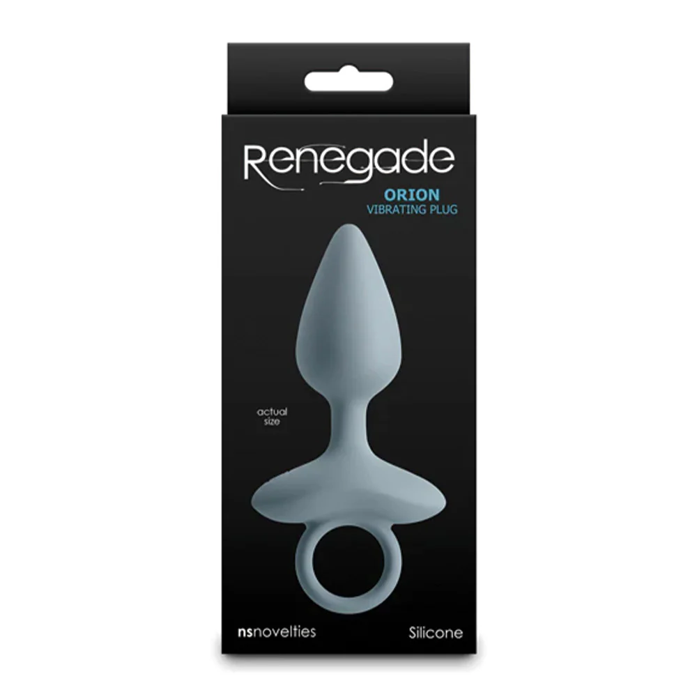Renegade Orion Vibrating Silicone Butt Plug With Pull Ring - Image 3