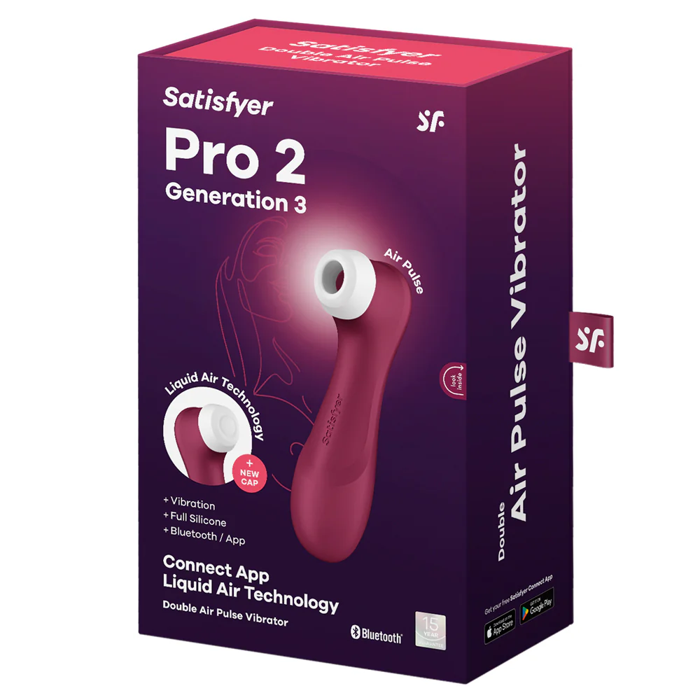 Satisfyer Pro 2 Gen 3 App-Compatible Liquid Air Pulse Clitoral Vibrator - Image 7