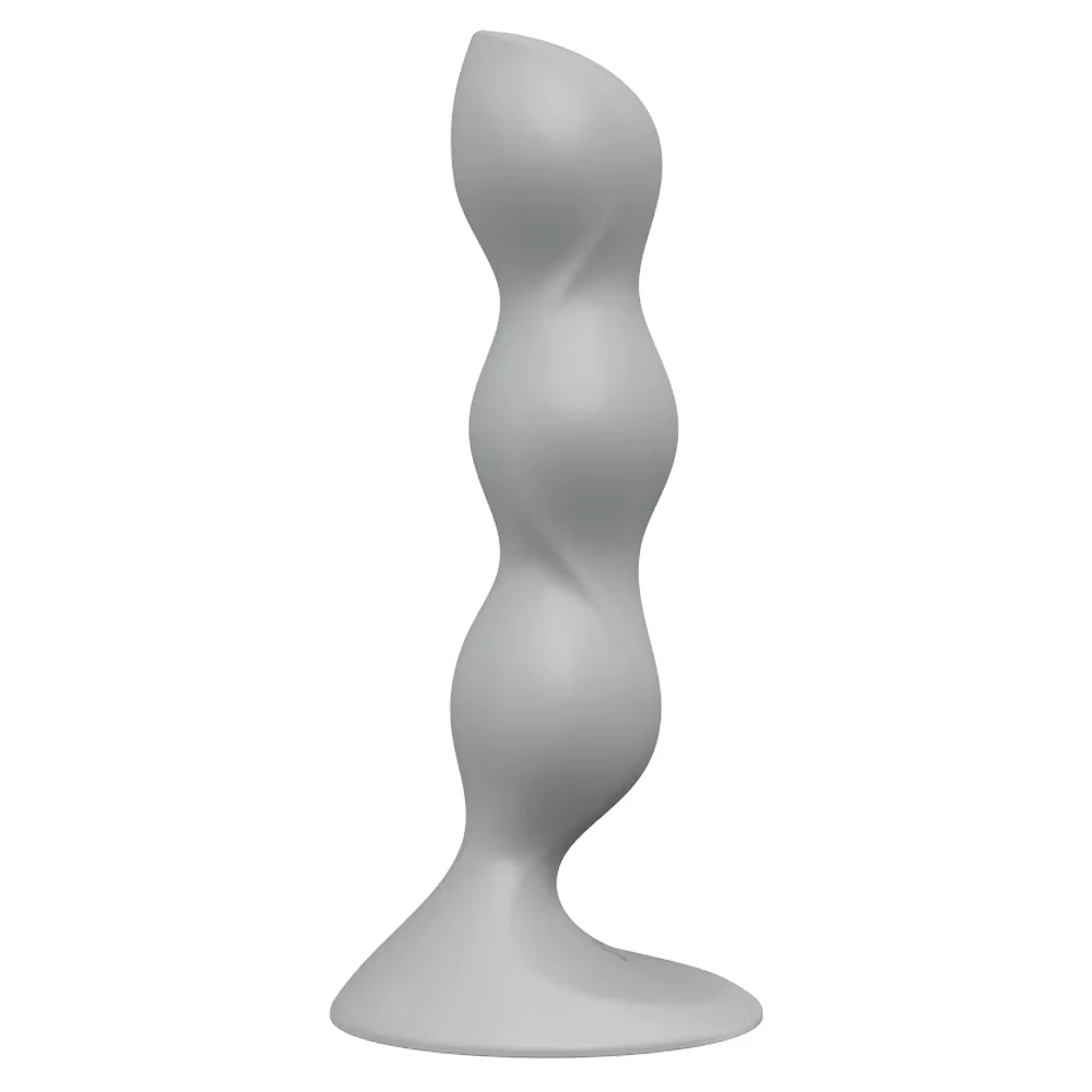 Satisfyer Triple Ball-R Weighted Silicone Dildo With Suction Cup