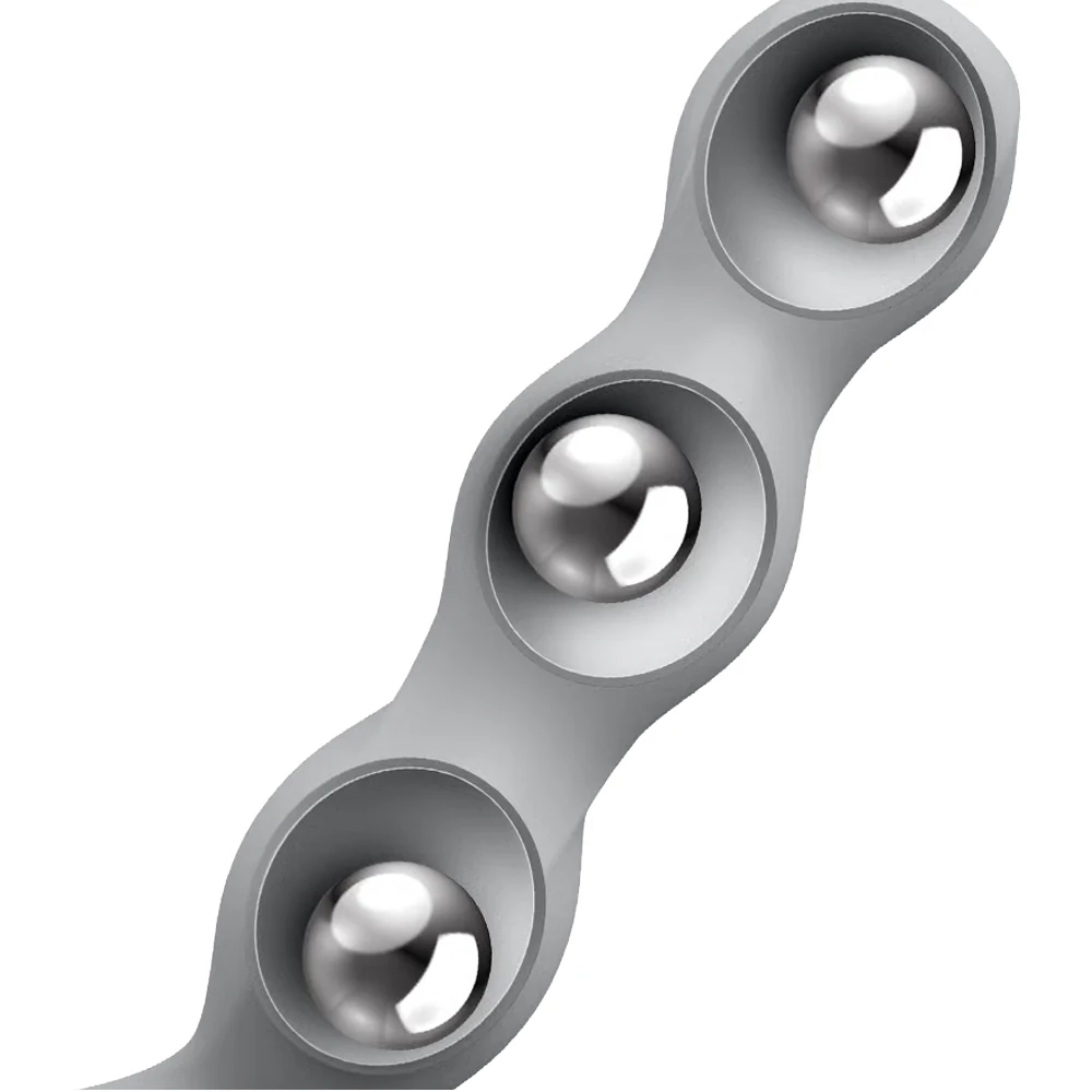 Satisfyer Triple Ball-R Weighted Silicone Dildo With Suction Cup - Image 2