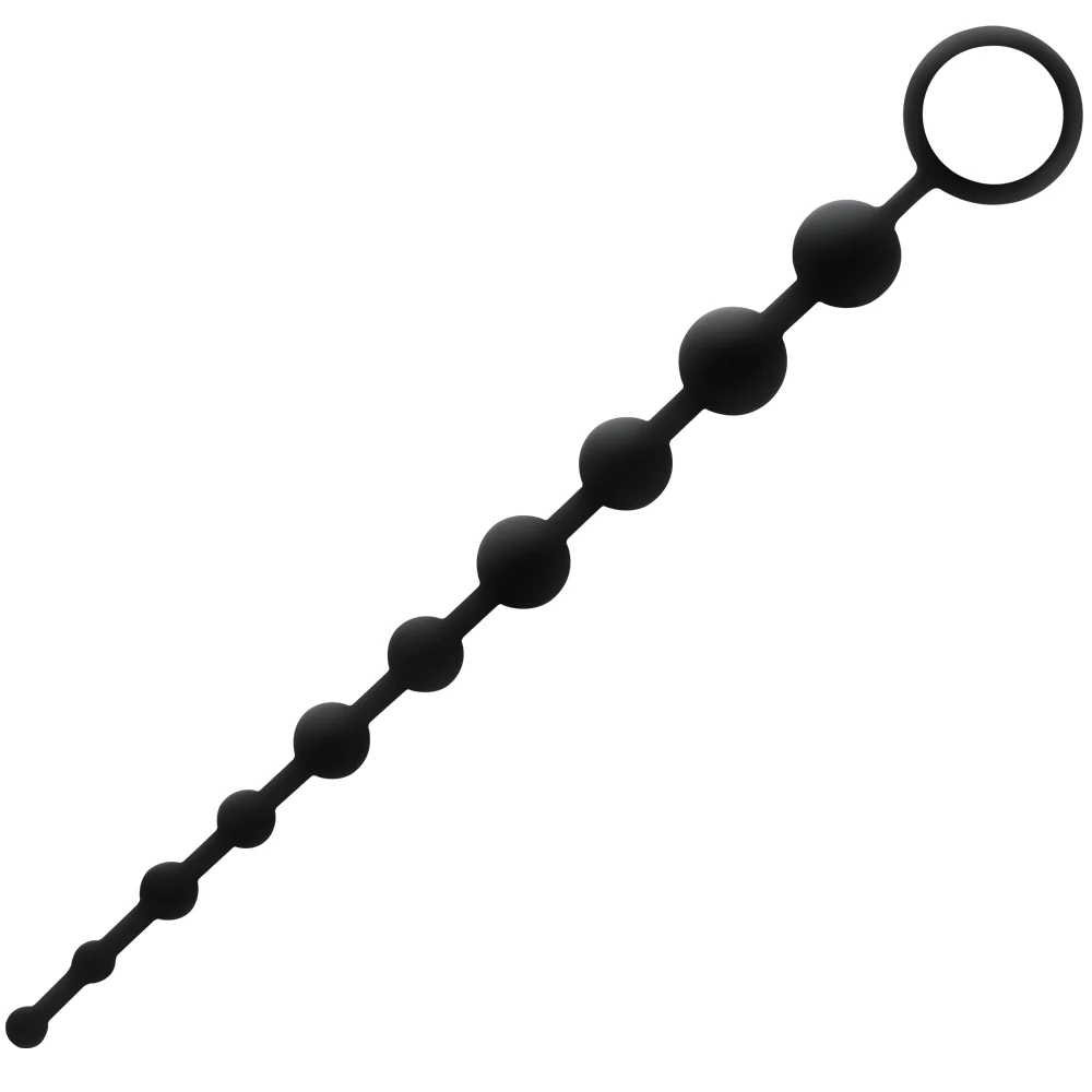 Sexyland Cheeky Silicone Anal Beads With Pull Ring - Image 3