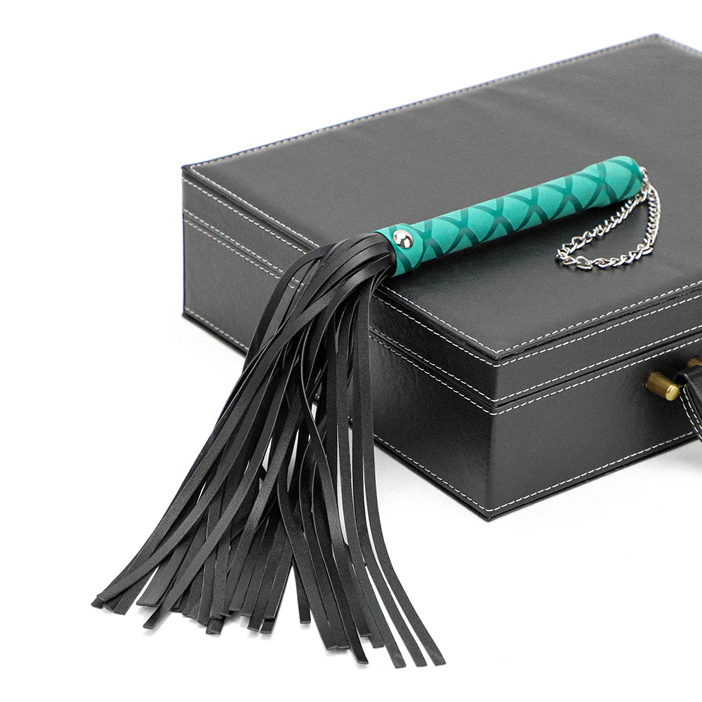 Sexyland Faux Leather Flogger With Chain Finger Loop - Image 4