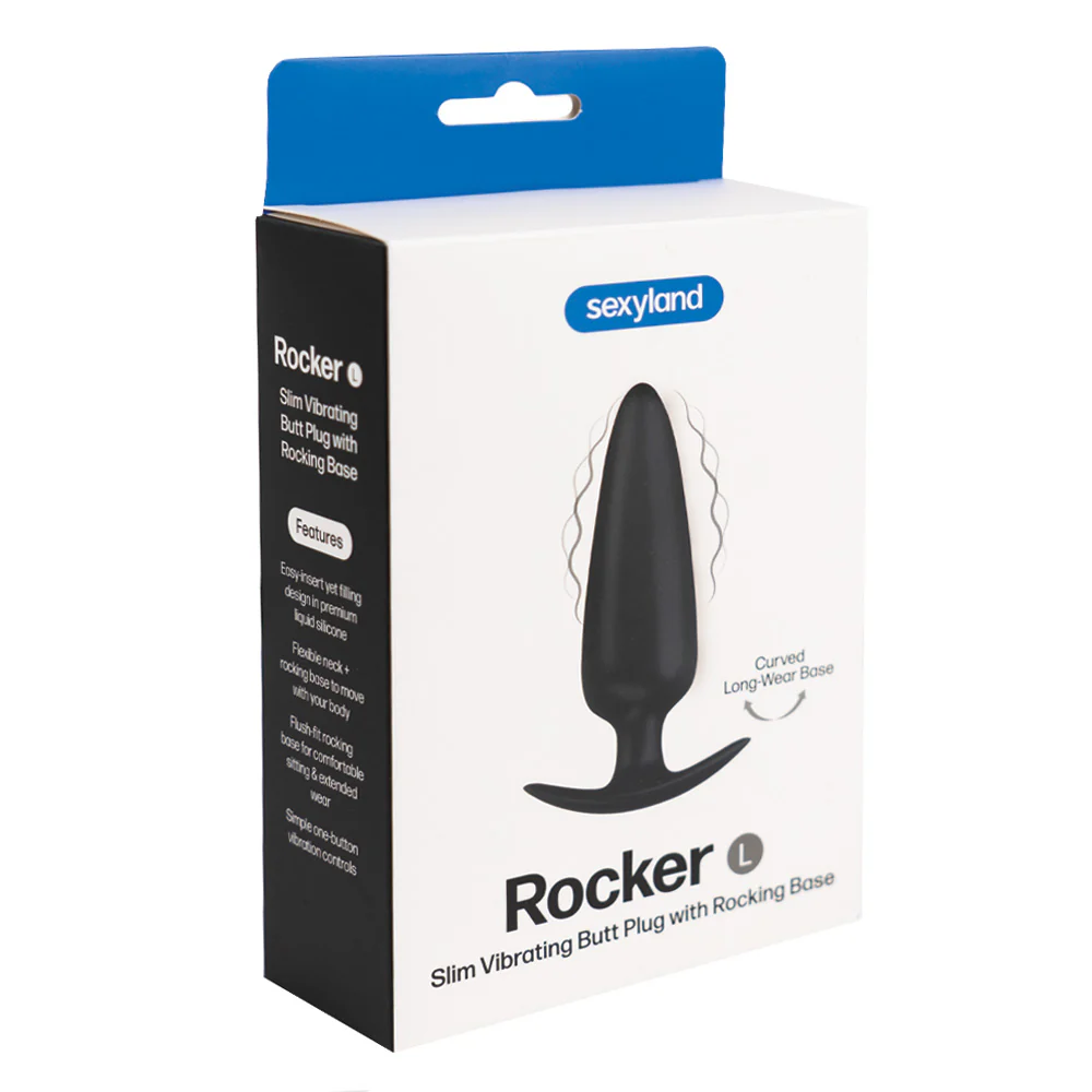 Sexyland Rocker Slim Vibrating Butt Plug With Rocking Base – Large - Image 6
