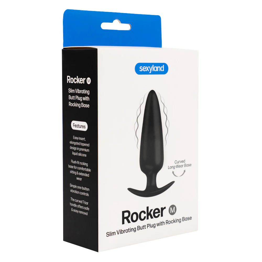 Sexyland Rocker Slim Vibrating Butt Plug With Rocking Base – Medium - Image 6