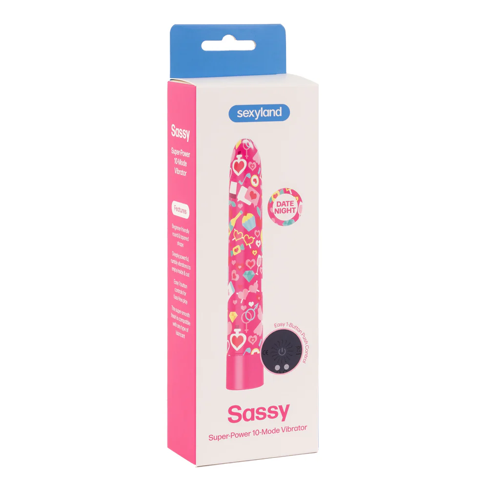 Sexyland Sassy Rechargeable 10-Mode Straight Vibrator - Image 7