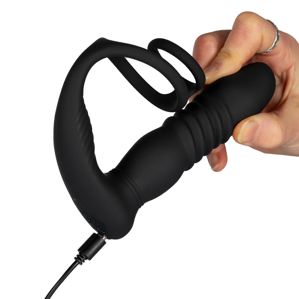 Sexyland Stud Thrusting Vibrating Prostate Plug & Cock Ring - Image 4
