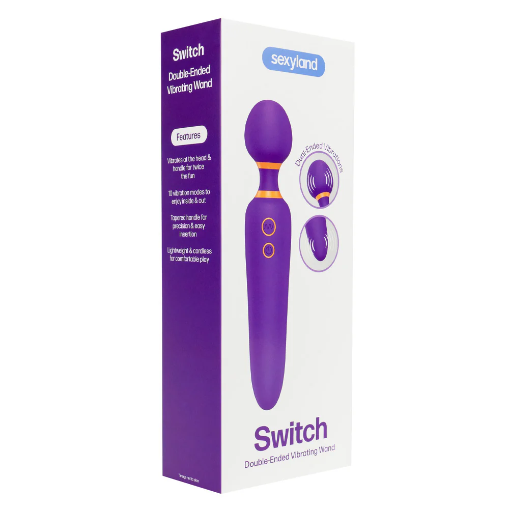 Sexyland Switch Double-Ended Wand Vibrator - Image 9