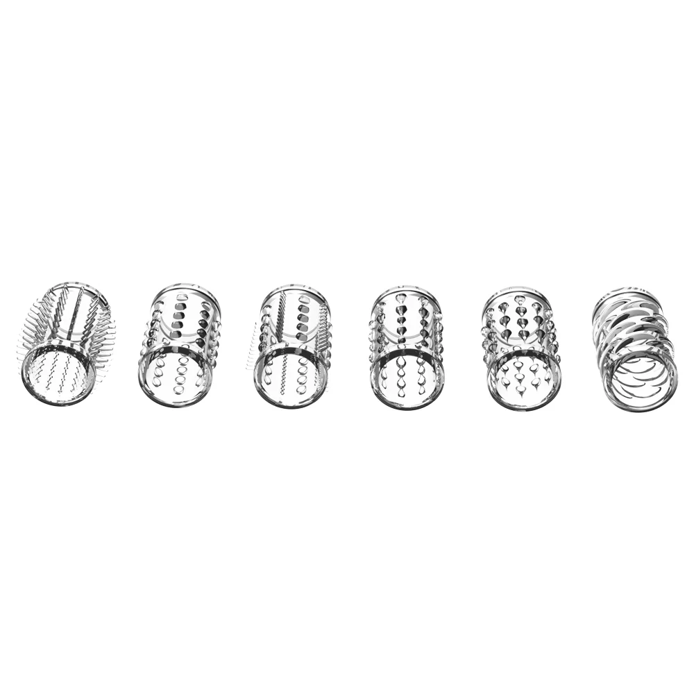 Sexyland Tantalise 6-Piece Textured Penis Sleeves Set - Image 4