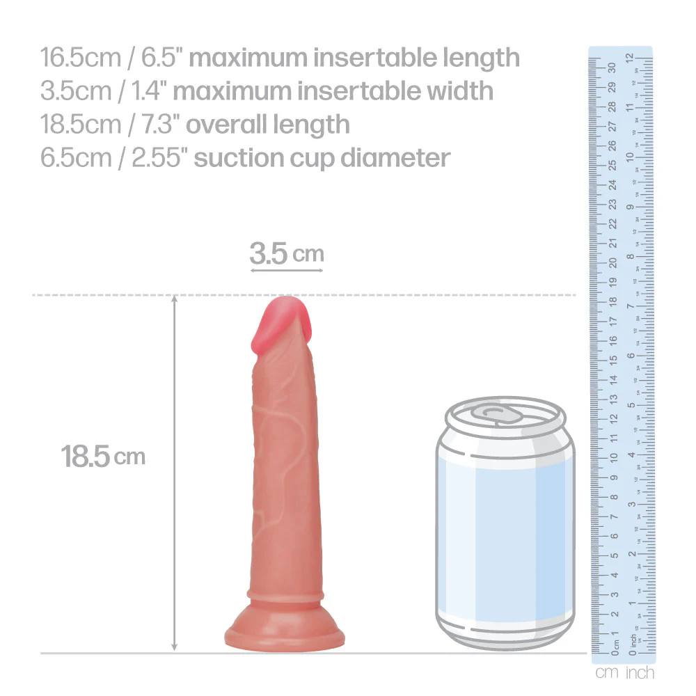 Sexyland The Understudy Realistic 7.25" Slim Dildo With Suction Cup - Image 8