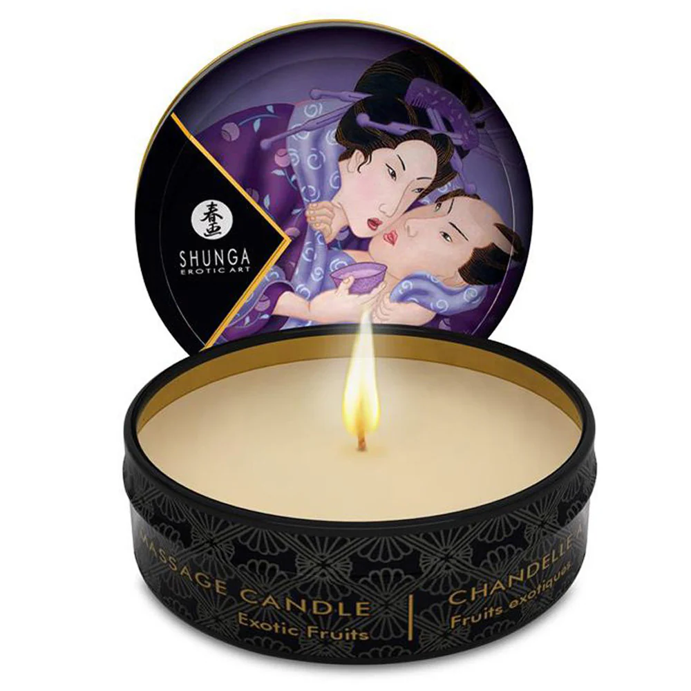 Shunga Mini Scented Massage Candle - Exotic Fruits