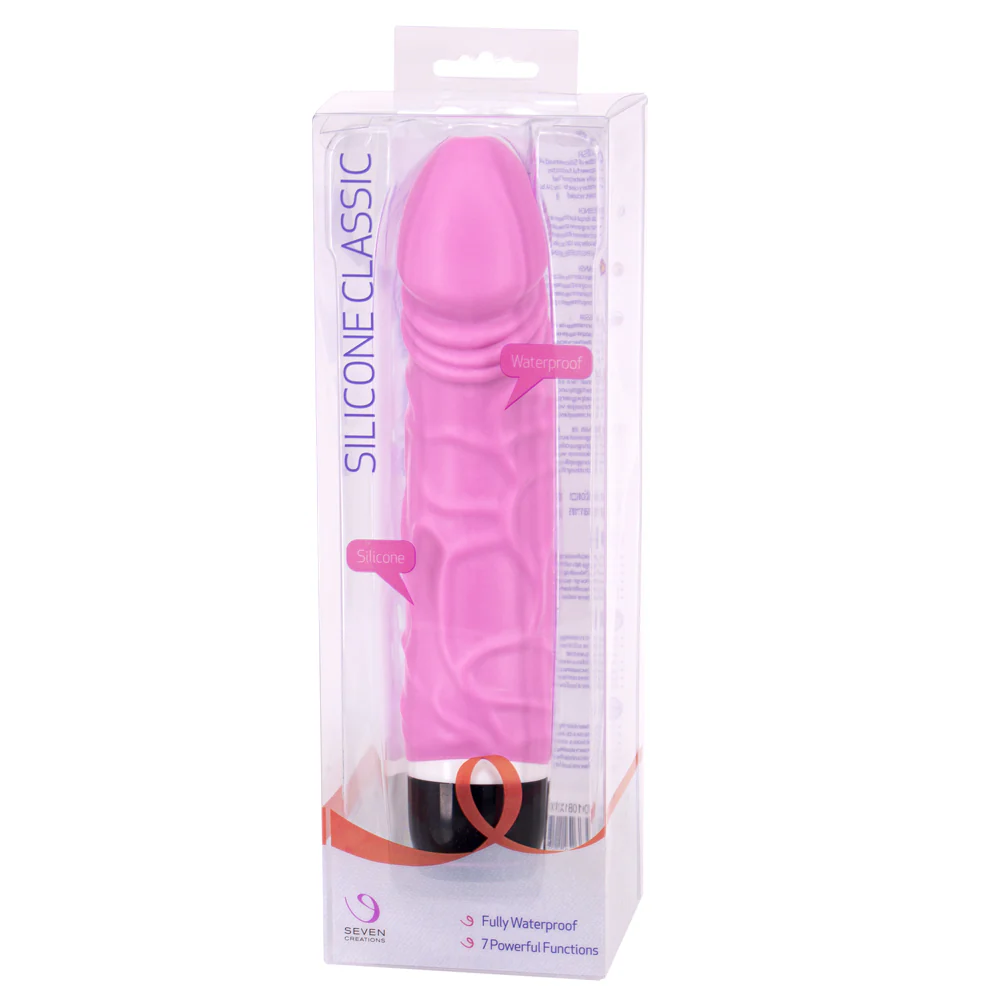 Silicone Classic Veiny Vibrator - Image 3