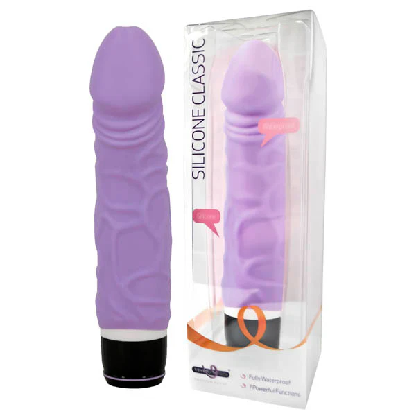 Silicone Classic Veiny Vibrator - Image 4