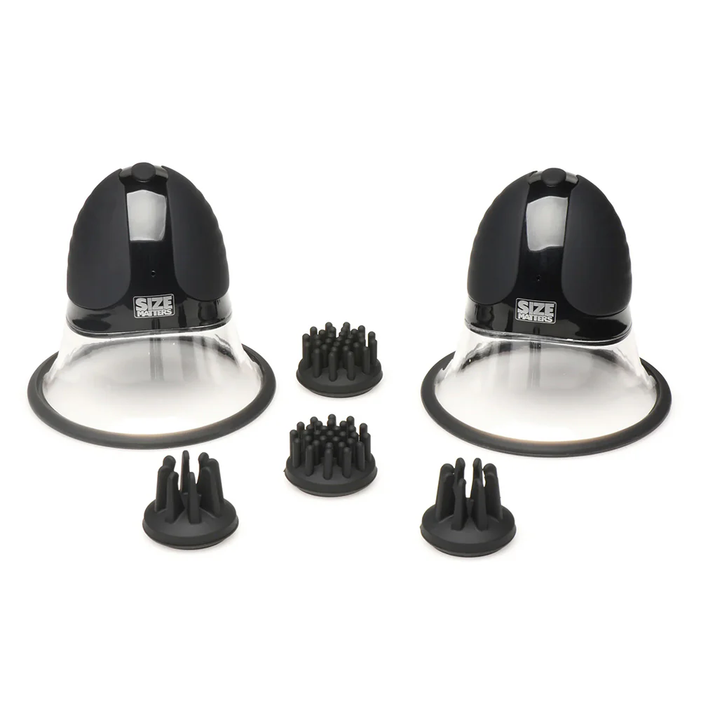 Size Matters Rotating Nipple Suckers With Attachments
