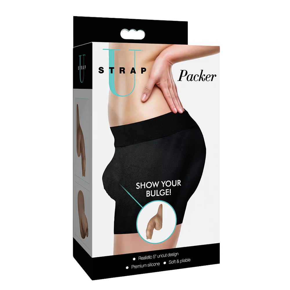 Strap U Realistic 5" Uncut Silicone Packer - Image 7